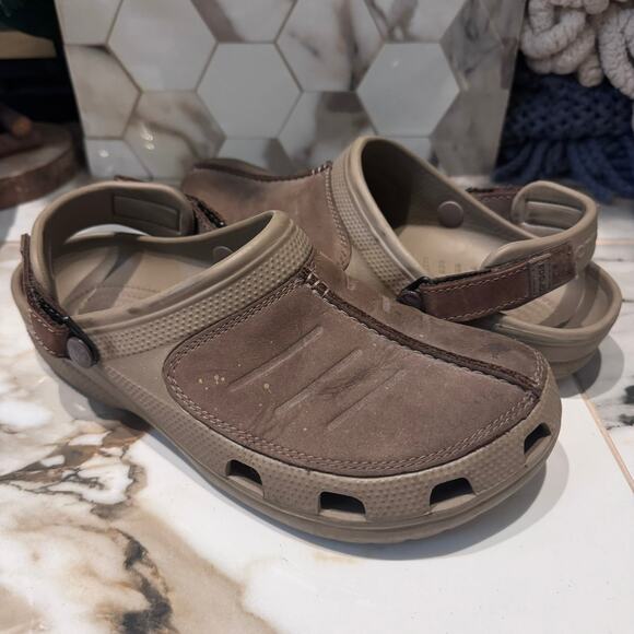 Crocs Men's Yukon Vista II LiteRide Suede Clogs Shoes Size 8 Comfortable Slip On - Picture 1 of 10